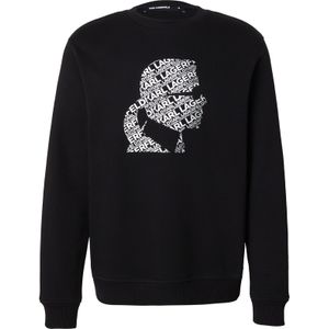 Karl Lagerfeld Sweatshirt  zwart / wit