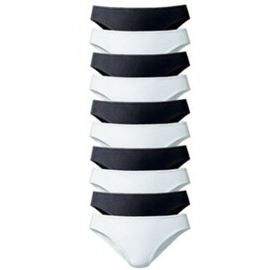 Bikinibroekje - Wit - Katoen - Aansluitend