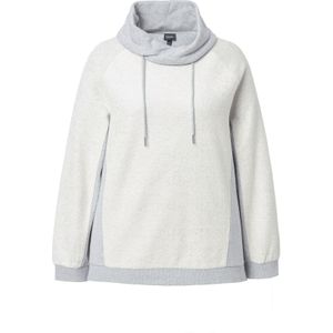 Ulla Popken Sweatshirt  lichtgrijs / grijs gemêleerd