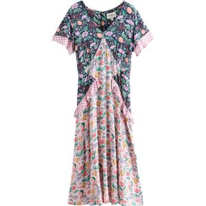 Cath Kidston Jurk  lichtgroen / rosa / rood / zwart