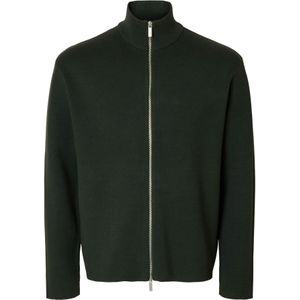 Selected - Relaxed Fit Trui - Vest - Met Volledige Rits