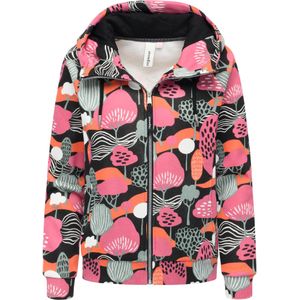 Ragwear Sweatvest 'Fllawia'  rookgrijs / mandarijn / oudroze