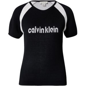 Calvin Klein Jeans Trui  zwart / wit