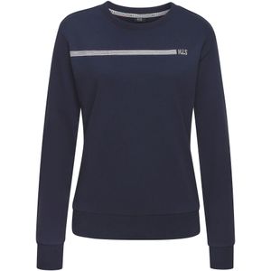 H.I.S - Sweatshirt - Marine - Met Logoprint - Loungewear