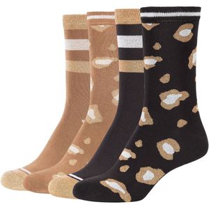 camano Sokken  karamel / donkerbruin / zwart / wit