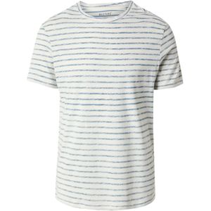 MUSTANG Shirt 'Austin'  ecru / blauw gemêleerd