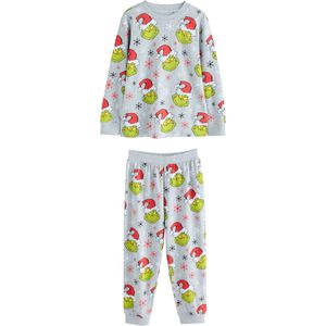 Next Nachtkledij  grijs / kiwi / bloedrood / wit