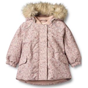WHEAT Winterjas 'Mathilde'  groen / pink / rosa / wit