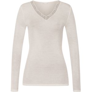 Hanro Shirt ' Woolen Lace '  wit