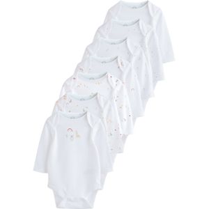 Next Rompertje/body  mauve / abrikoos / rosa / wit