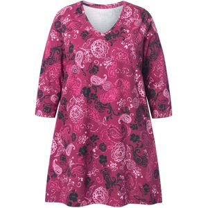 Ulla Popken Blouse  rosa / donkerroze / zwart
