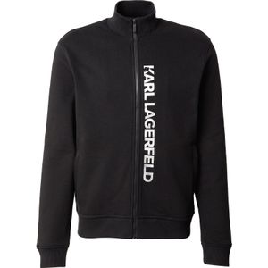 Karl Lagerfeld Sweatvest  zwart / wit