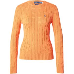 Polo Ralph Lauren - Trui met Kabelpatroon - Oranje - Dames - Katoen