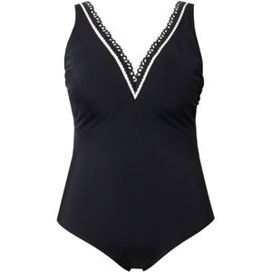 Ulla Popken Badpak  zwart / wit