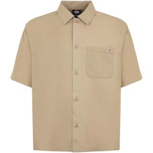 DICKIES - Lynville - Overhemd - Beige - Lange Mouw