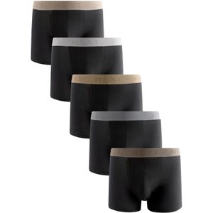 Next Boxershorts  taupe / lichtgrijs / zwart