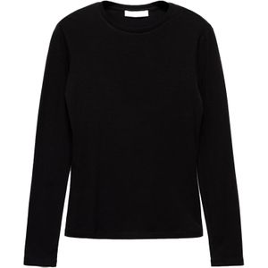 MANGO Shirt 'SECONDCA'  zwart