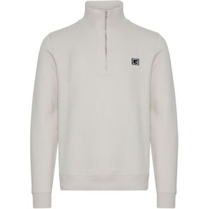 Casual Friday Sweatshirt ' Sebastian '  greige / zwart / wit