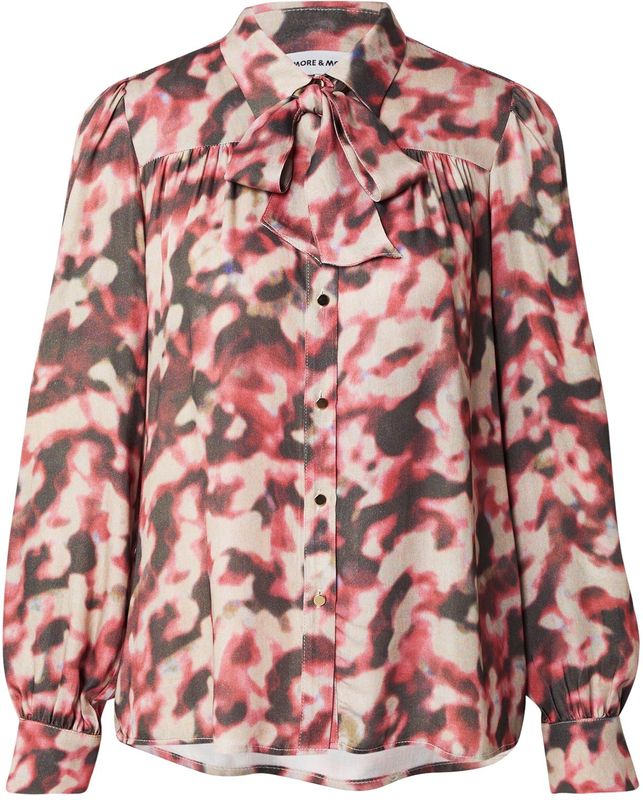 MORE & MORE Blouse  aardetinten / greige / oudroze