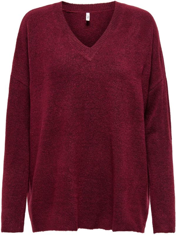 Onltalio - Gebreide Pullover - V-Hals - Lange Mouwen - Regular Fit