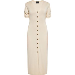 NAEMI Gebreide jurk  crème