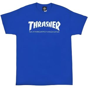 THRASHER Shirt 'SKATE MAG'  royal blue/koningsblauw