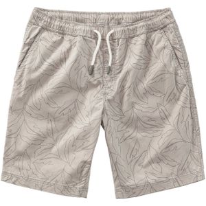 John Devin - Short Bermuda - Korte Broek - Beige Gedessineerd - Elastische Katoenkwaliteit