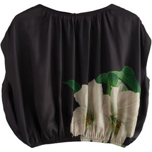 Next Blouse 'Kew'  beige / groen / zwart