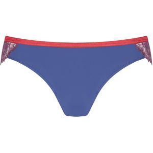 Mey Slip 'Poetry'  donkerblauw / lila
