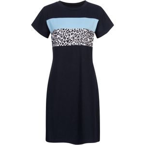 Cloud5ive Jurk  navy / lichtblauw / zwart / wit