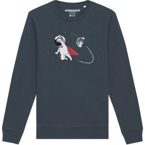 Watapparel Sweatshirt 'Superastronaut'  antraciet / gemengde kleuren