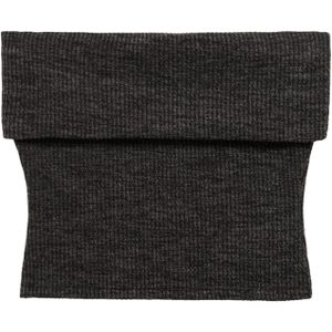 MANGO Gebreide top 'NECA'  donkergrijs