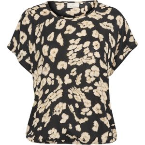 Kaffe Blouse  gemengde kleuren / zwart