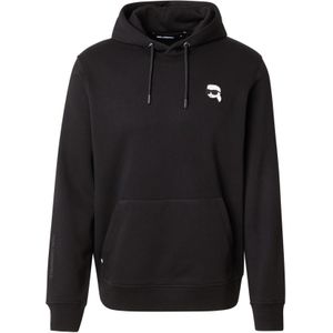 Karl Lagerfeld Sweatshirt  donkergrijs / zwart / wit