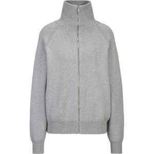 19V69 ITALIA Gebreid vest 'Almira'  grijs gemêleerd