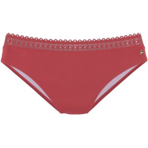 Bikini - Roestrood - Polyamide - Gehaakt Randje