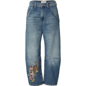 JOOP! Jeans Jeans 'Elsa'  blauw denim / pueblo / rood / zwart