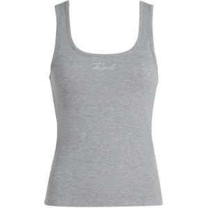 Karl Lagerfeld Top  grijs / wit