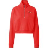 HUGO - Dorata_B - Sweatshirt - Cranberry - Halve Rits