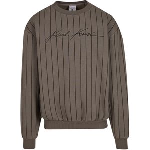 KARL KANI - Sweatshirt - Katoenmix - Relaxed Fit - Streepmotief