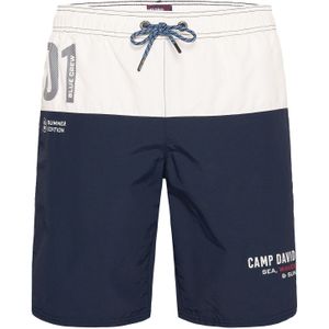 Look - Gedessineerd - Zwembroek - Blue Navy - 100% Polyamide