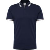 Slim fit poloshirt met labeldetail, model 'TOULOUSE'