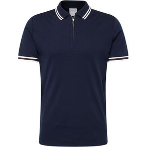 Slim fit poloshirt met labeldetail, model 'TOULOUSE'