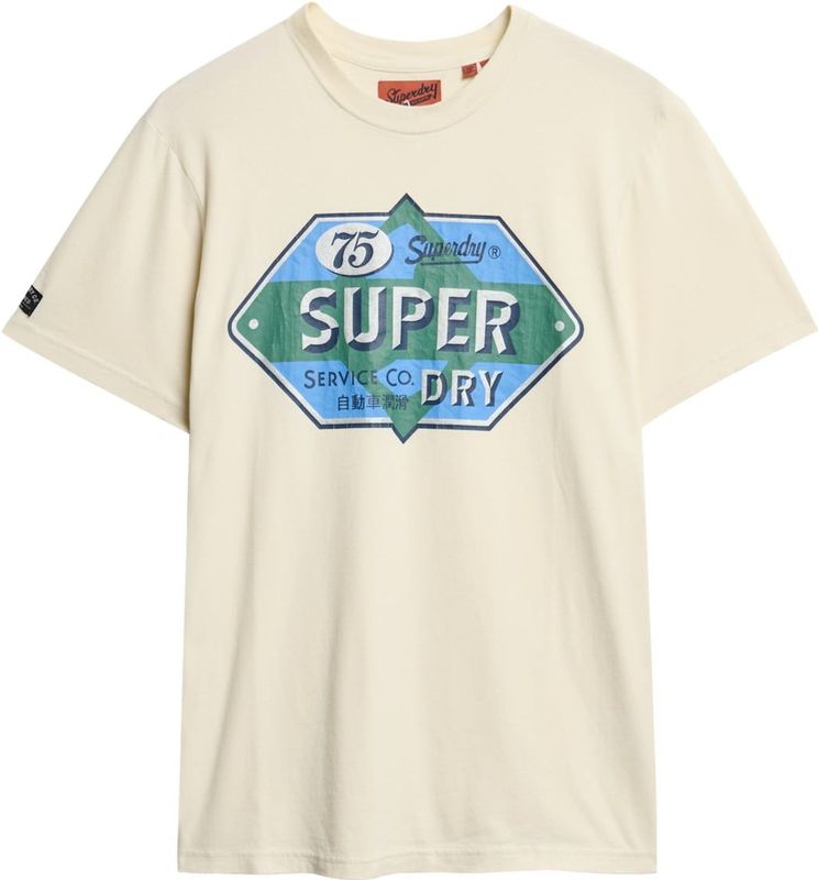 Superdry - Workwear Gasoline - T-shirt - Katoen - Korte Mouwen