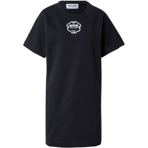 Moschino Jeans Jurk  zwart / wit