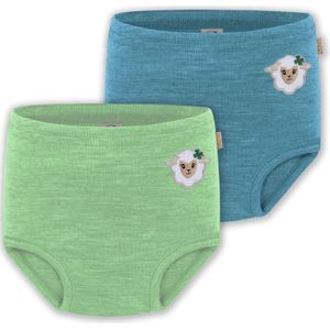 normani Onderbroek 'Tokoroa'  cyaan blauw / kiwi