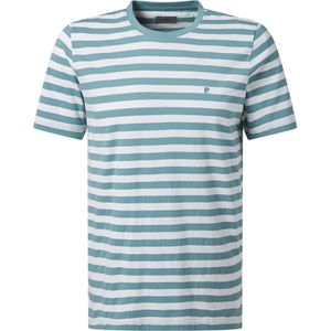 PIERRE CARDIN Shirt  turquoise / wit