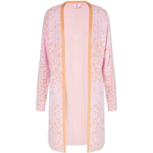 MYMO Gebreid vest  oranje / rosa