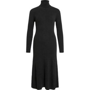 VILA Gebreide jurk 'VIAMARIA'  zwart