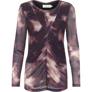 Cream Shirt 'Olly'  aubergine / oudroze / purper